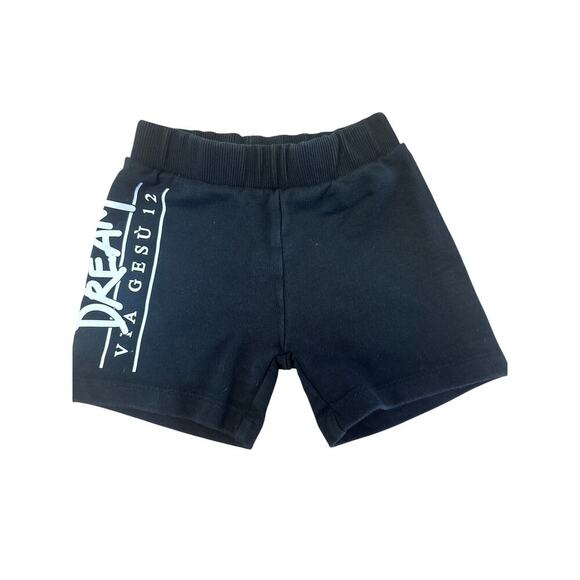 Versace Dream Via Gesu Shorts Boys 12/18 months black and white - Picture 1 of 7
